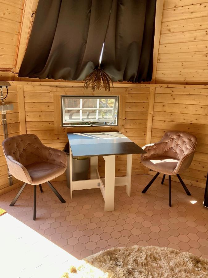 Luxe Finse Kota Met Jacuzzi En Saunabarrel De Zandhoef Еерсел Екстериор снимка